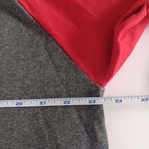 Vtg Men's Alore Jersey T-shirt Gray With Red Sleeves XL USA - Picture 6 of 8